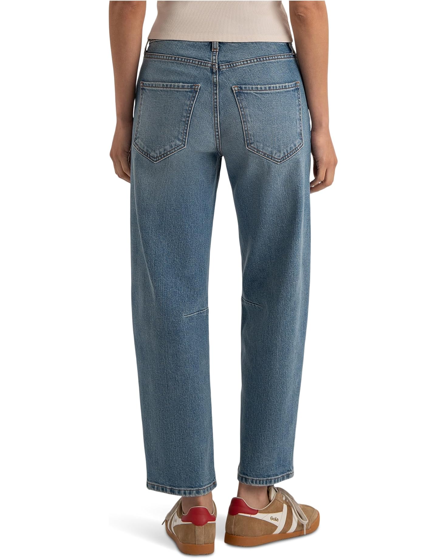 Kut From The Kloth Ashton High Rise Barrel Straight Leg Jeans (Adjusted Wash)