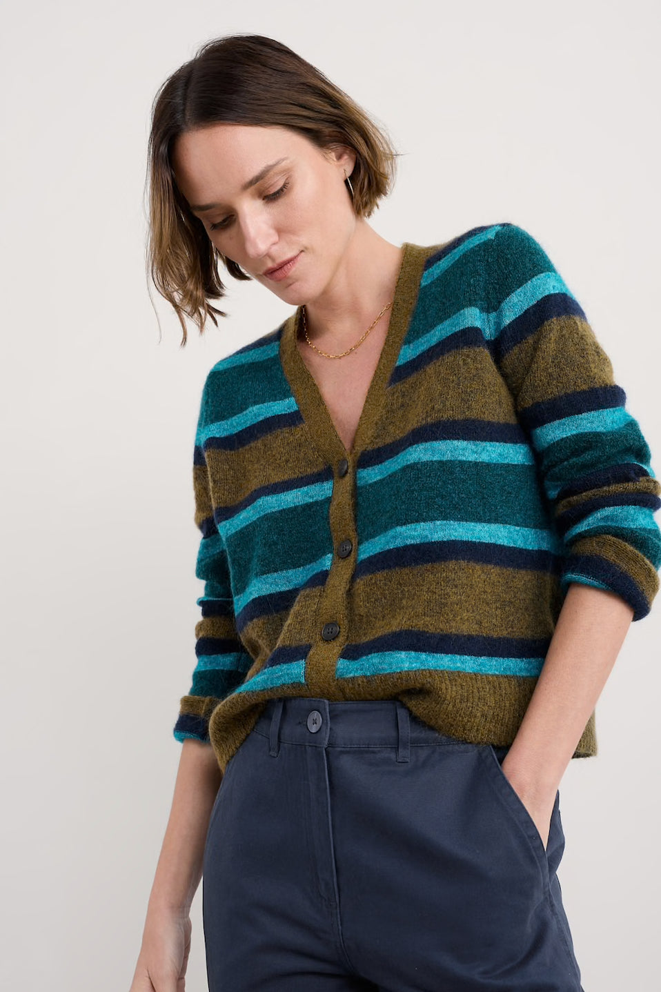 Seasalt Etching Cardigan