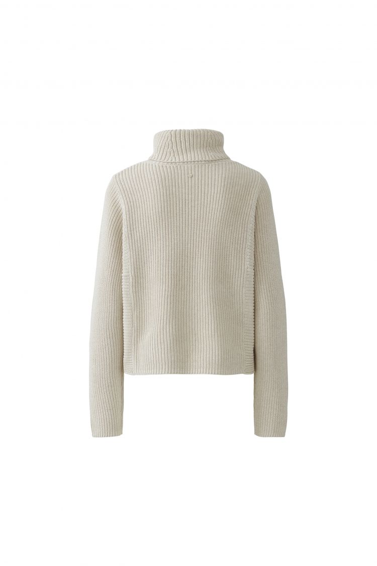 Oui Cotton Turtleneck Sweater