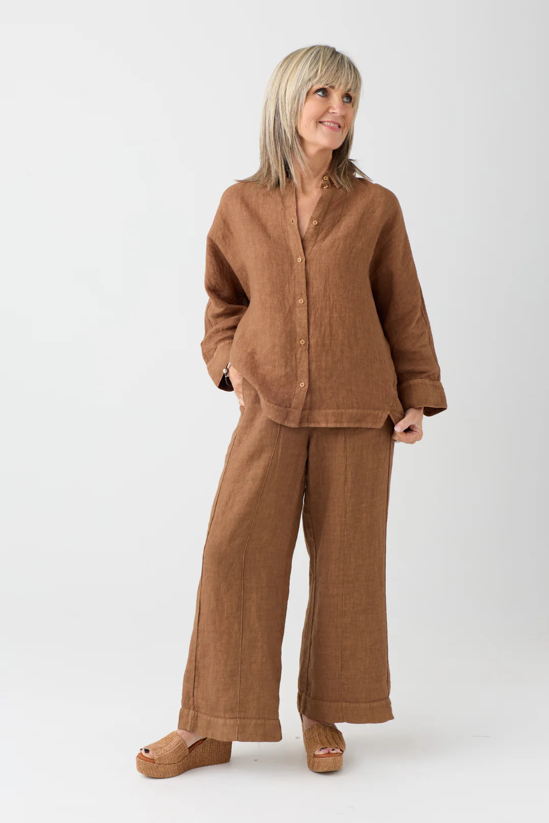 Oui Linen Trouser
