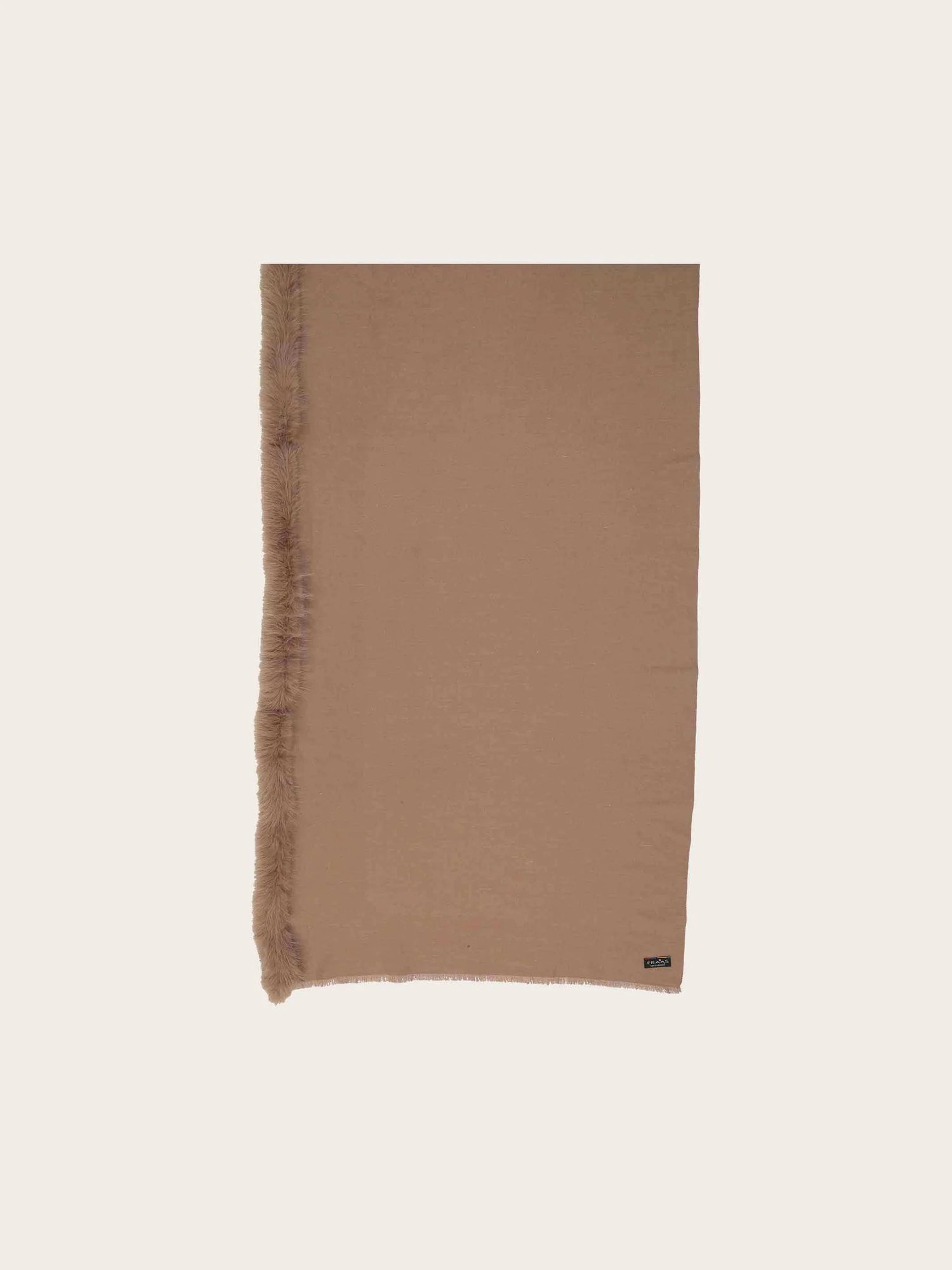 V. Frass Stretch Warp with Faux Fur Trim