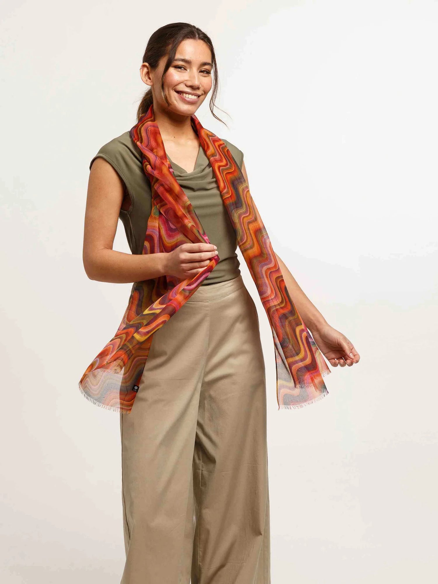 Fraas Zig Zag Eco Scarf