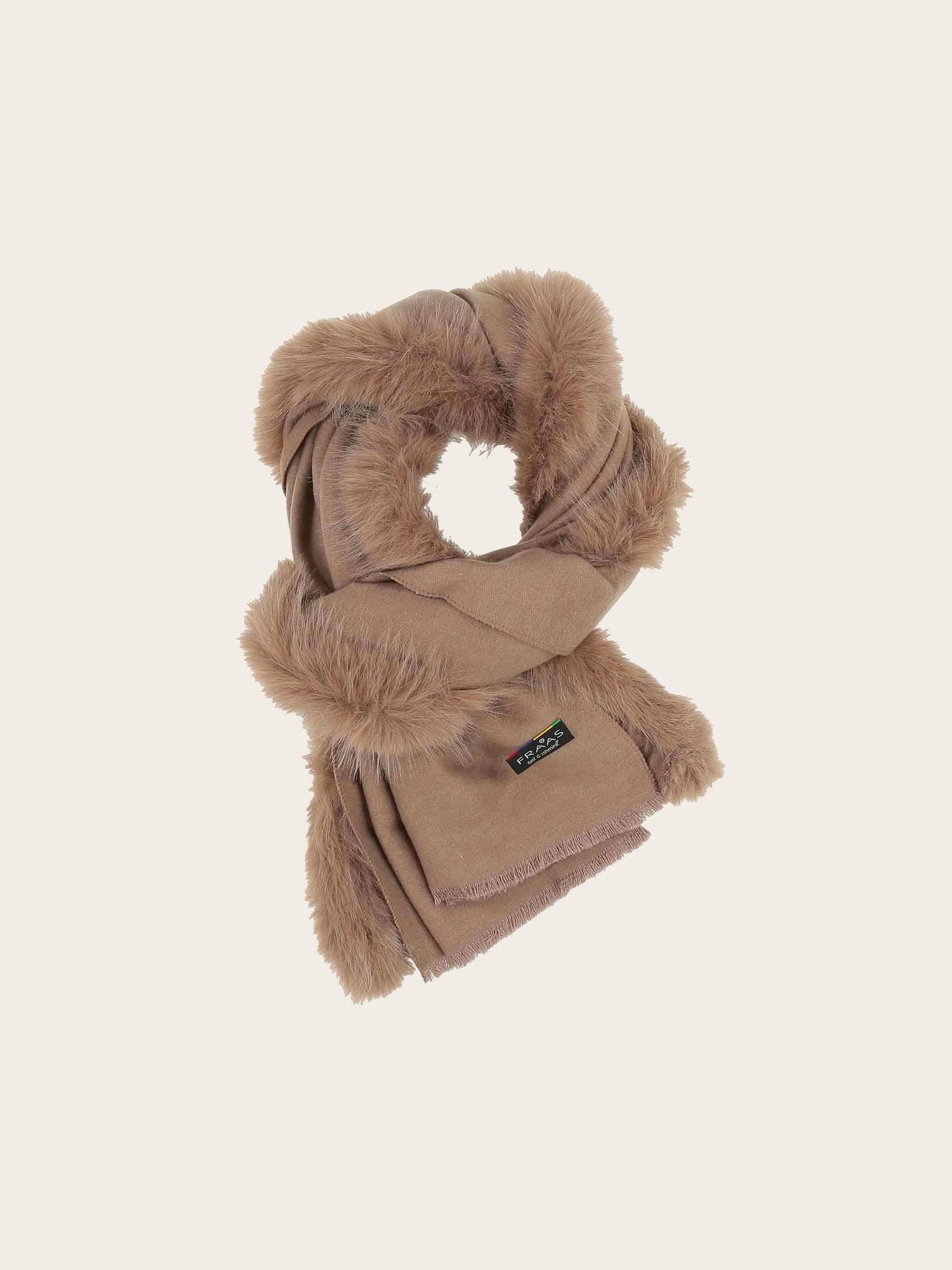 V. Frass Stretch Warp with Faux Fur Trim