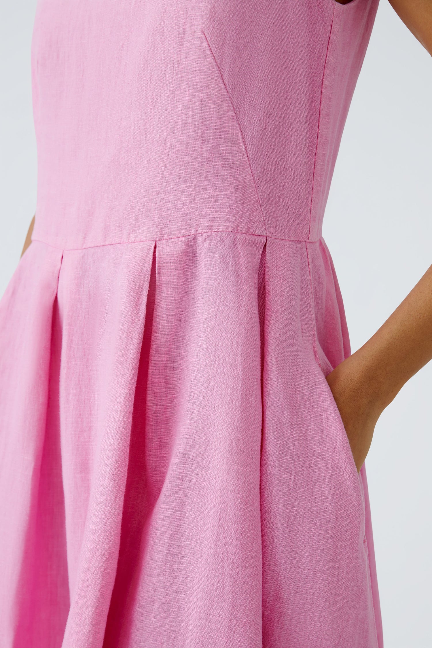 Oui Linen Midi Dress