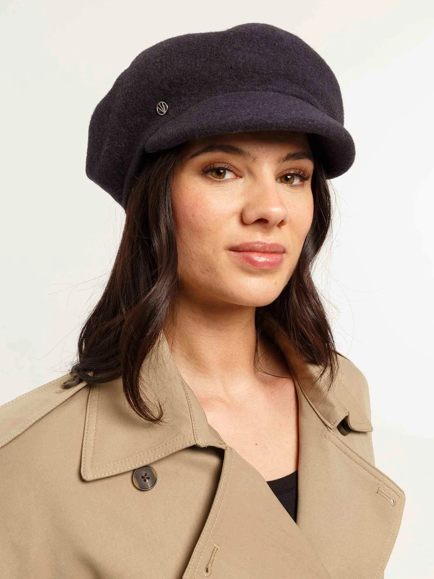 V. Frass Loevenich Wool Baker Boy Cap