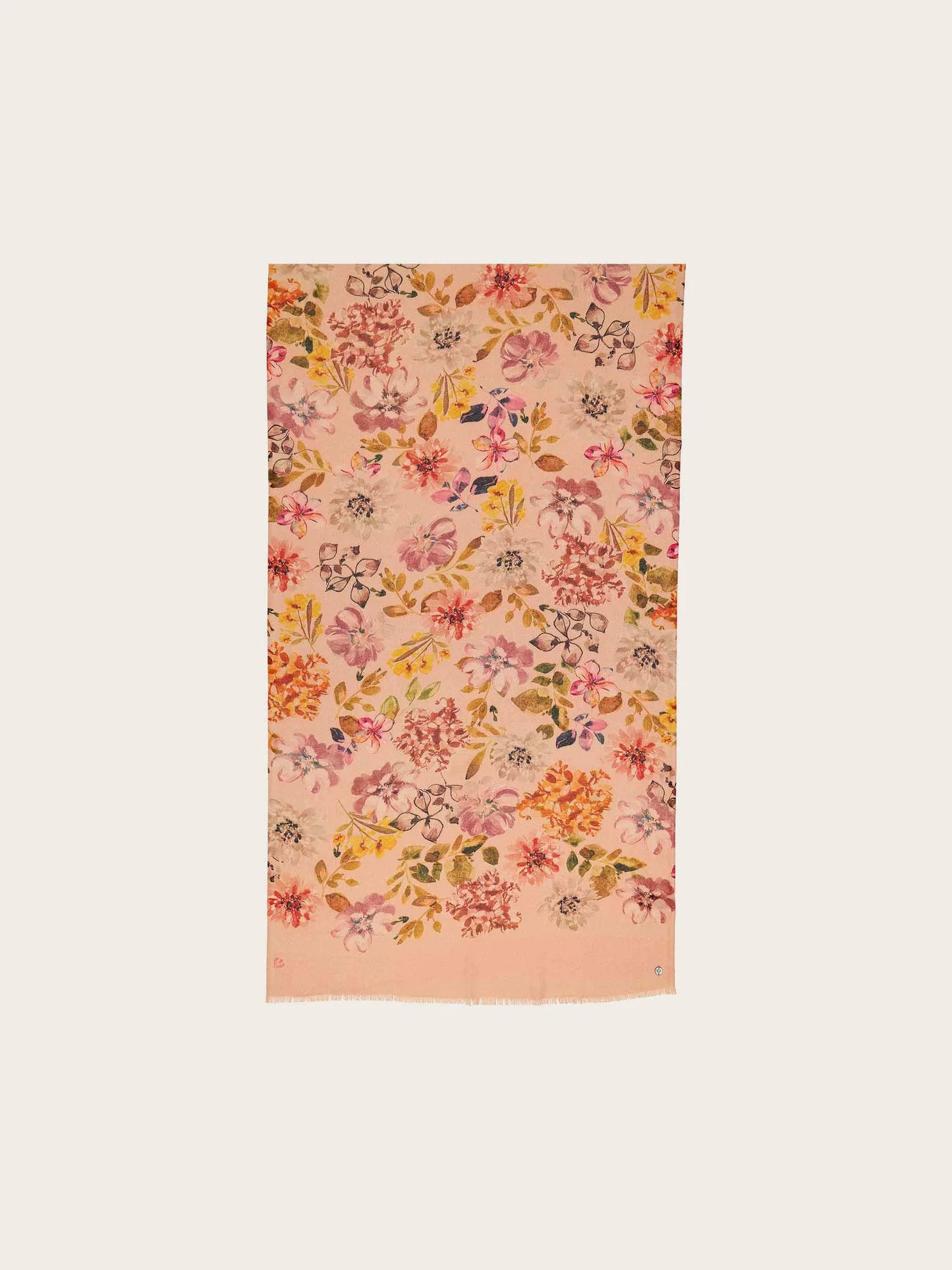 V. Frass Floral Shine Scarf