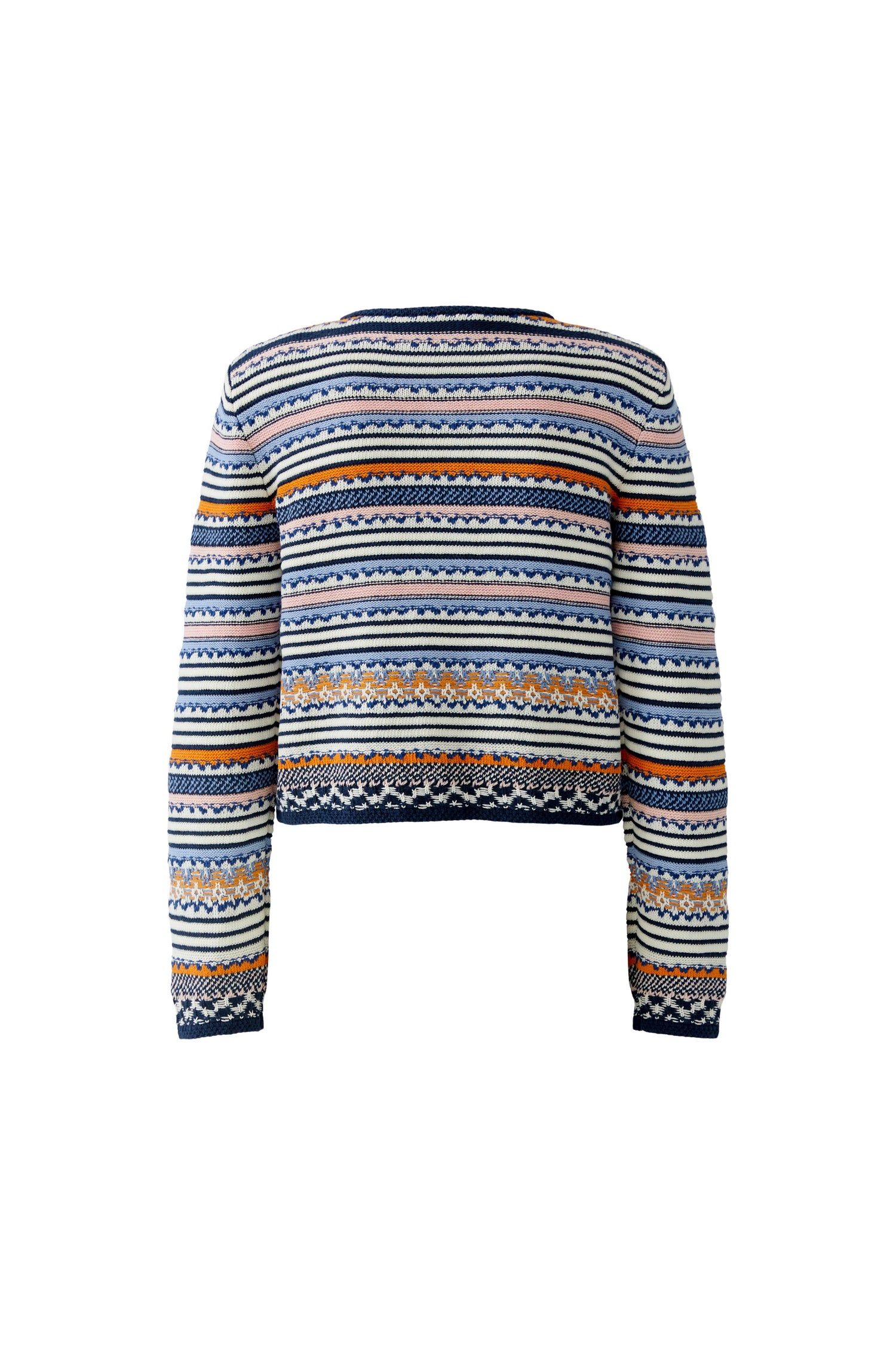 Oui Striped Cardigan Jacket