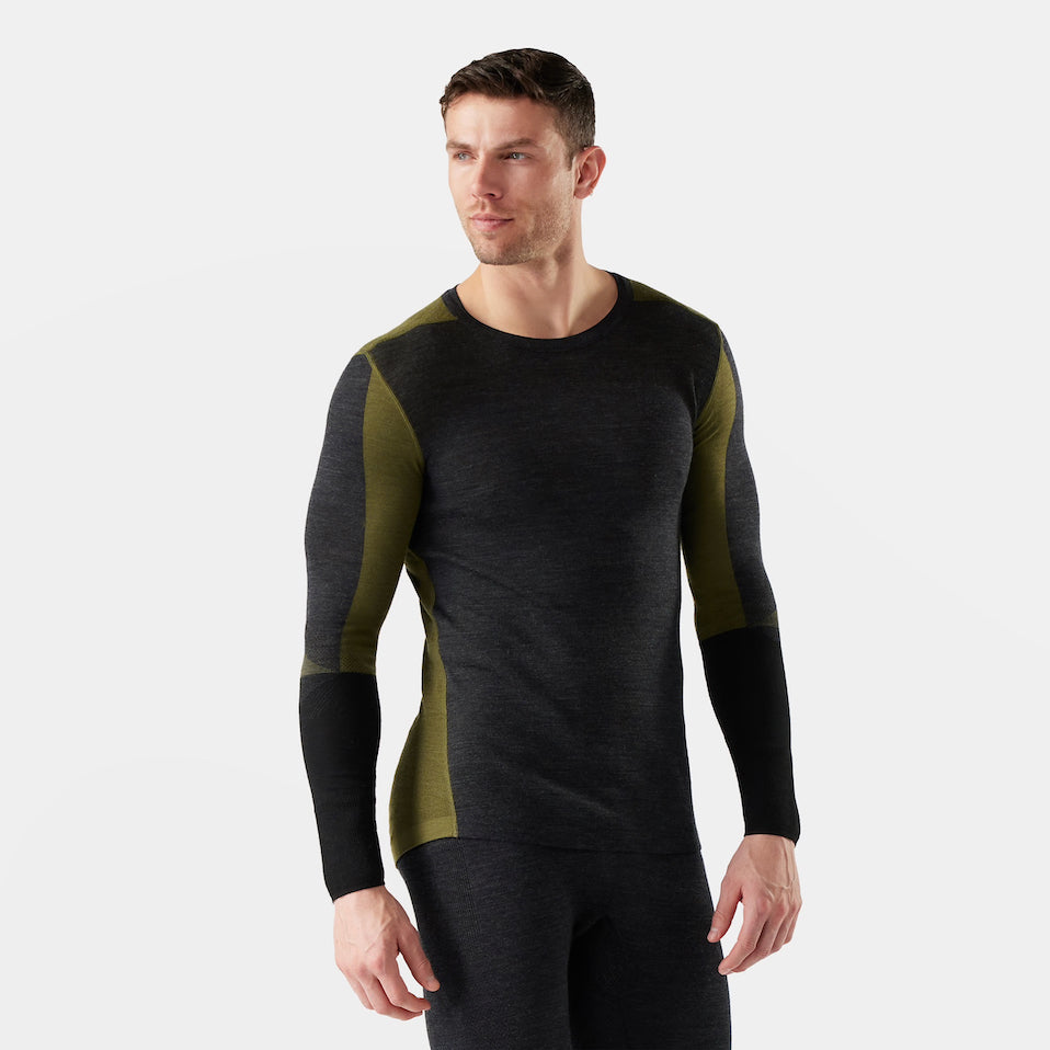 Smartwool Men's Intraknit Thermal Merino Base Layer Colourblock Crew