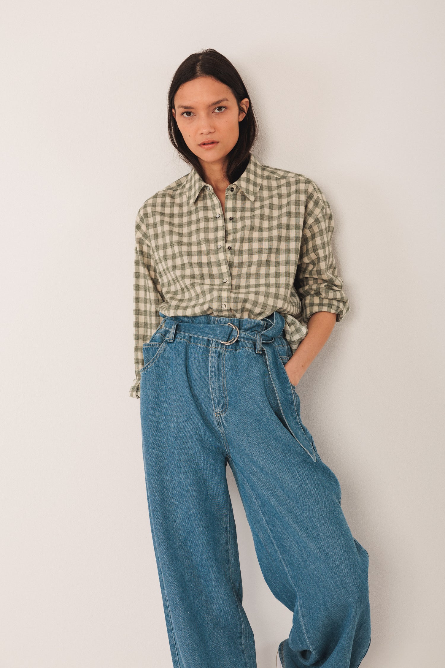 Indi & Cold Vichy Checkered Shirt