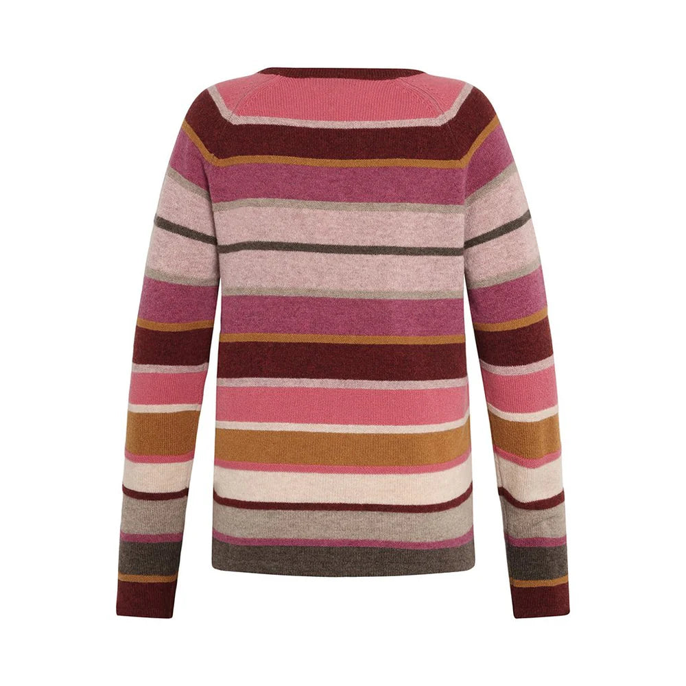 Mansted Aline Striped Wool Crewneck Sweater