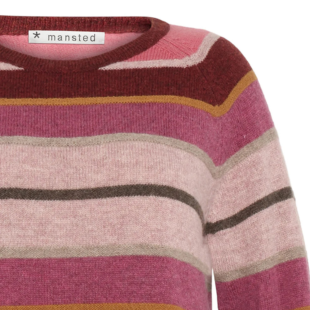 Mansted Aline Striped Wool Crewneck Sweater