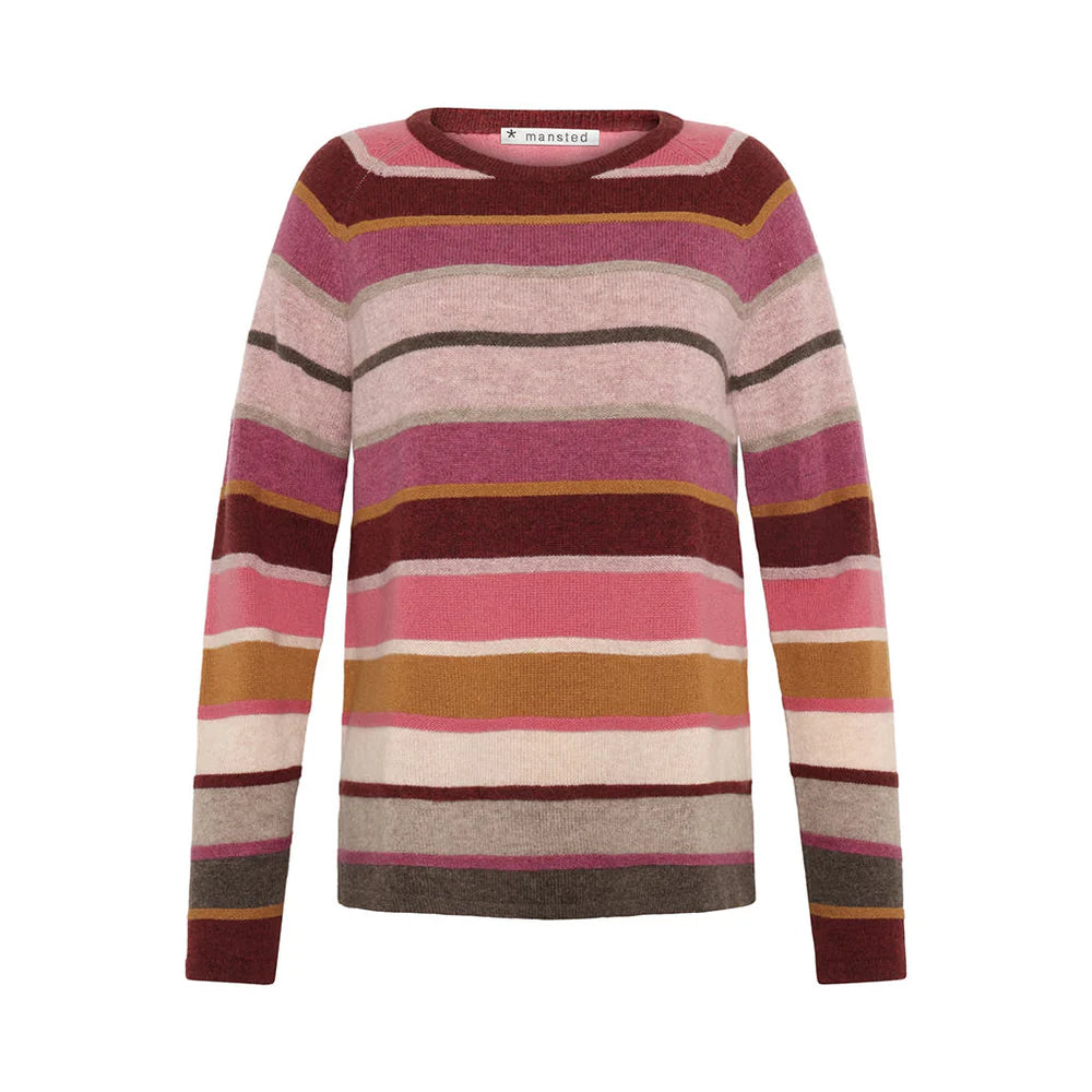 Mansted Aline Striped Wool Crewneck Sweater