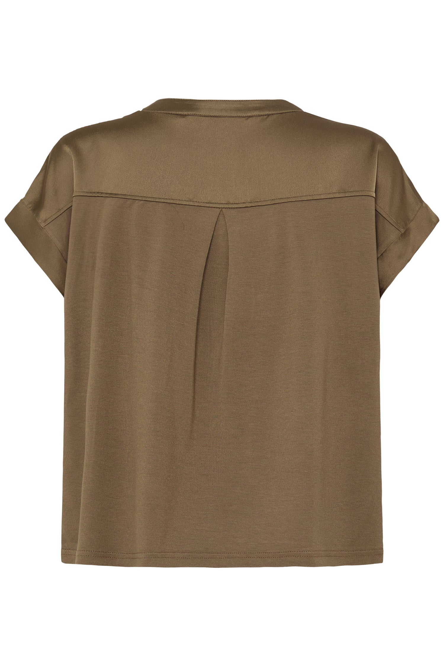 B. Young Selita V Placket Neck Top