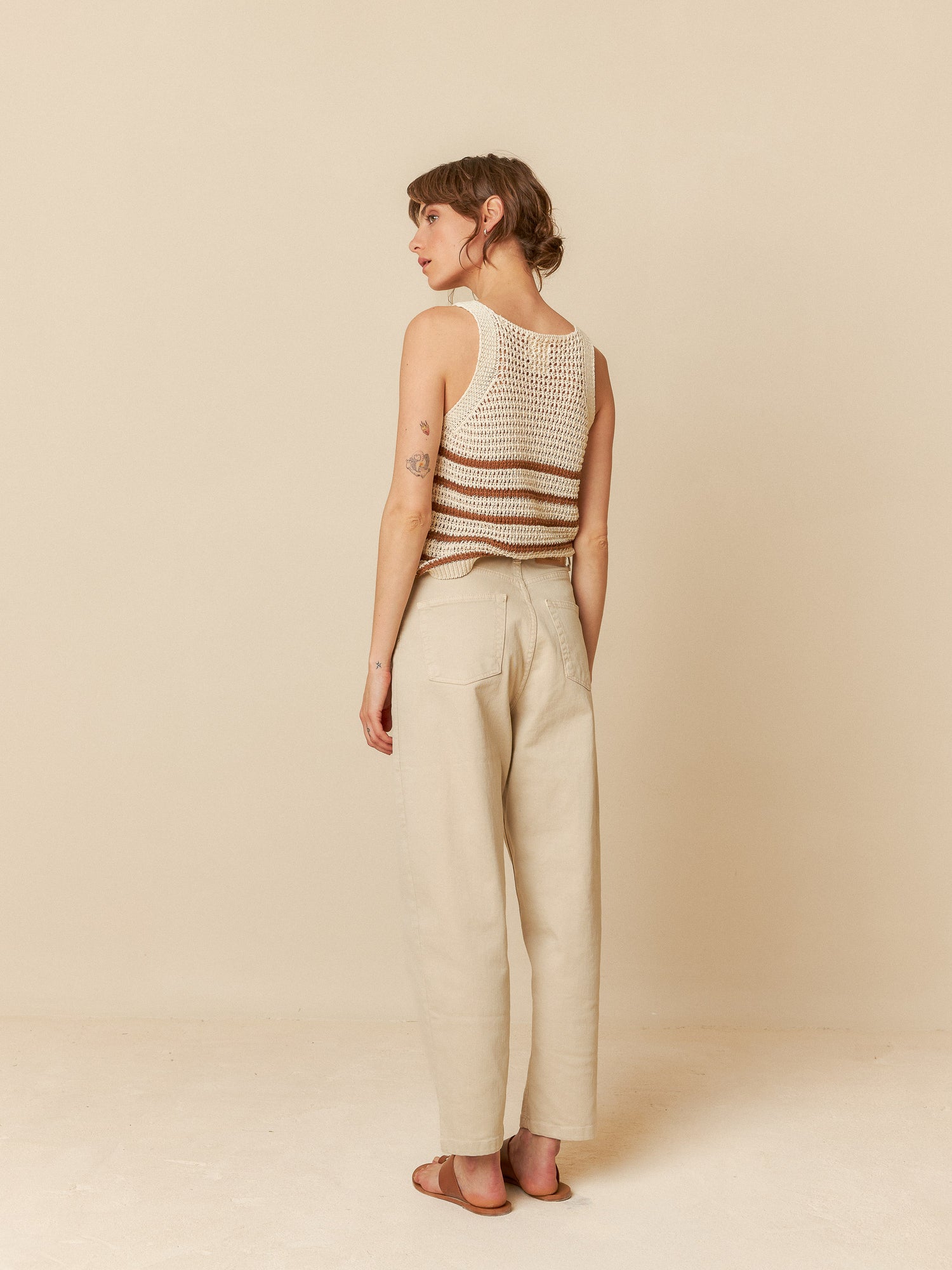 Indi & Cold Cotton Blend Trouser