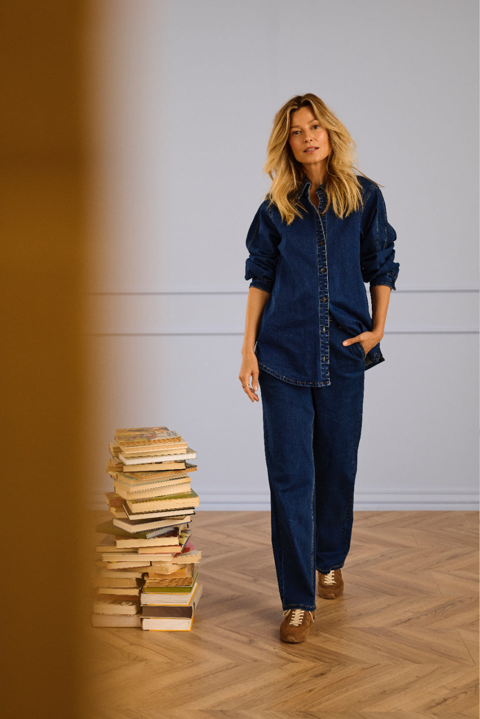 Cream Maddie Denim Shirt