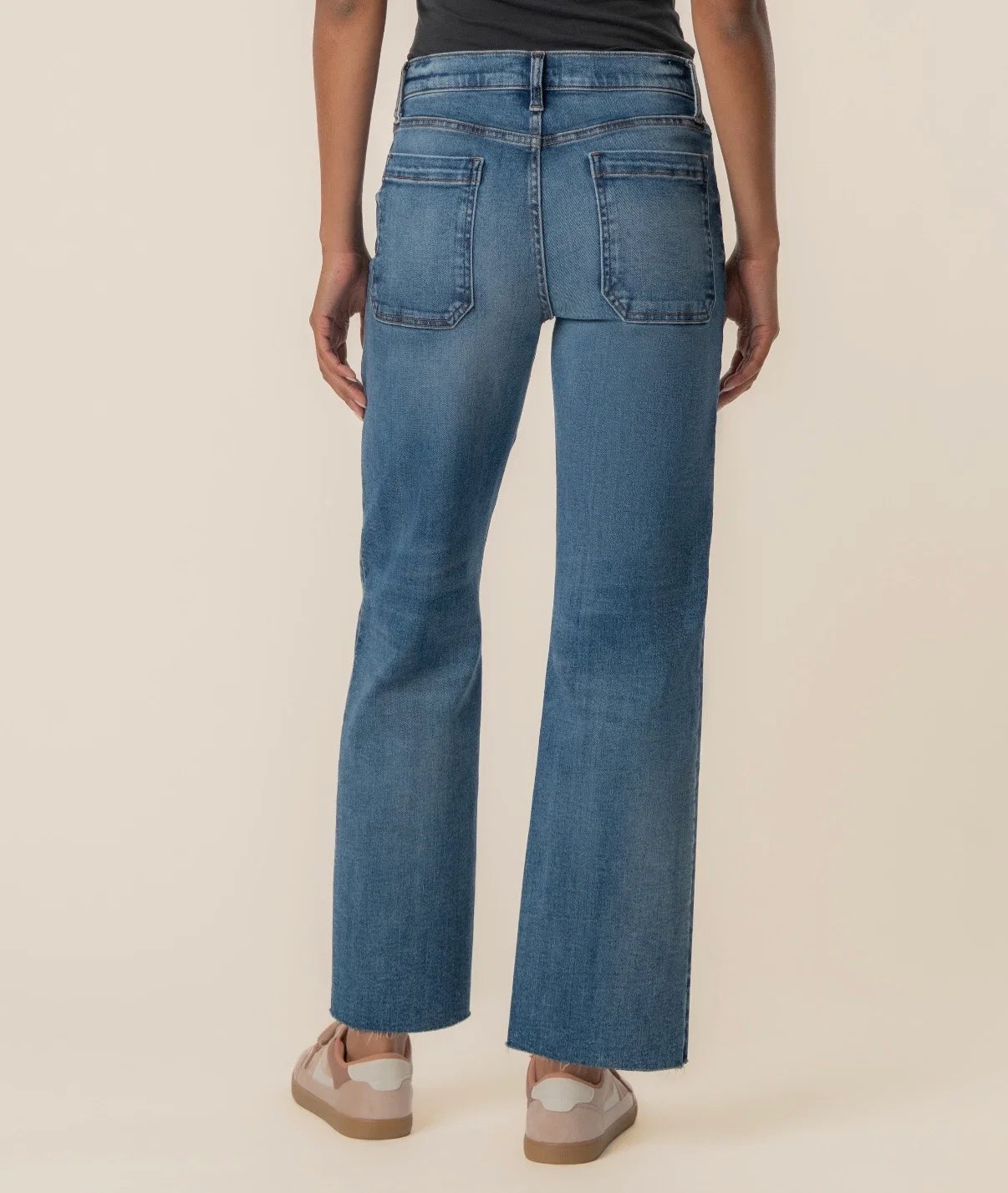 Kut From The Kloth Avery High Rise Ankle Straight Leg Jeans (Architect Wash)