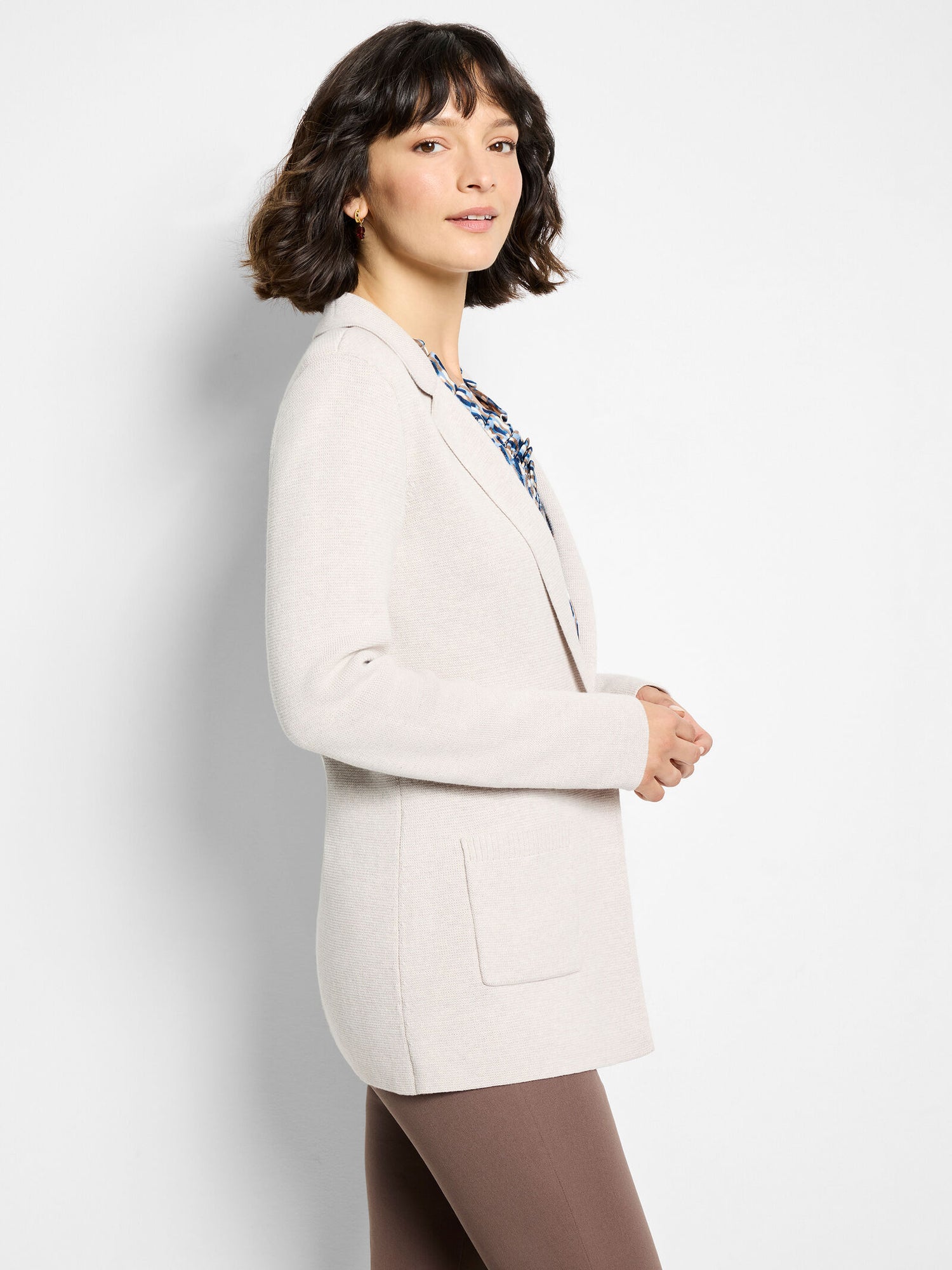 Nic + Zoe Elegant Knit Cardigan/Blazer