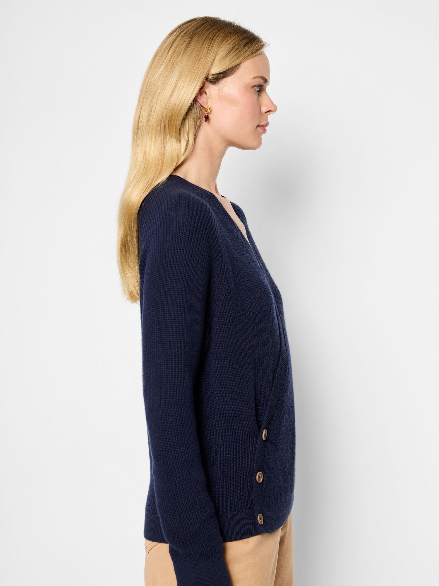 Nic + Zoe Shaker Stitch Wrap Sweater