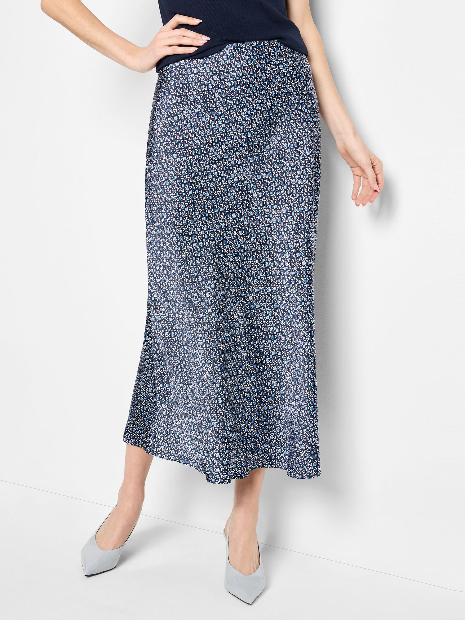 Nic + Zoe Monogram Slip Skirt