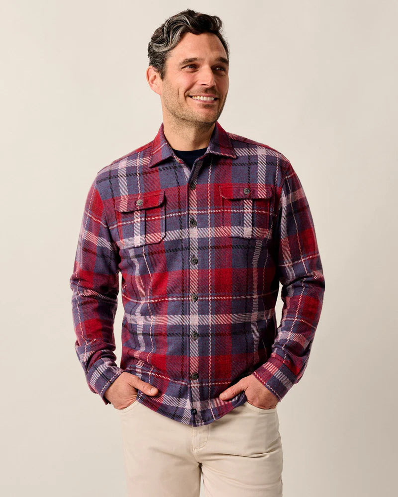 Johnnie-O Gustaf Stretch Flannel Lodge Shirt