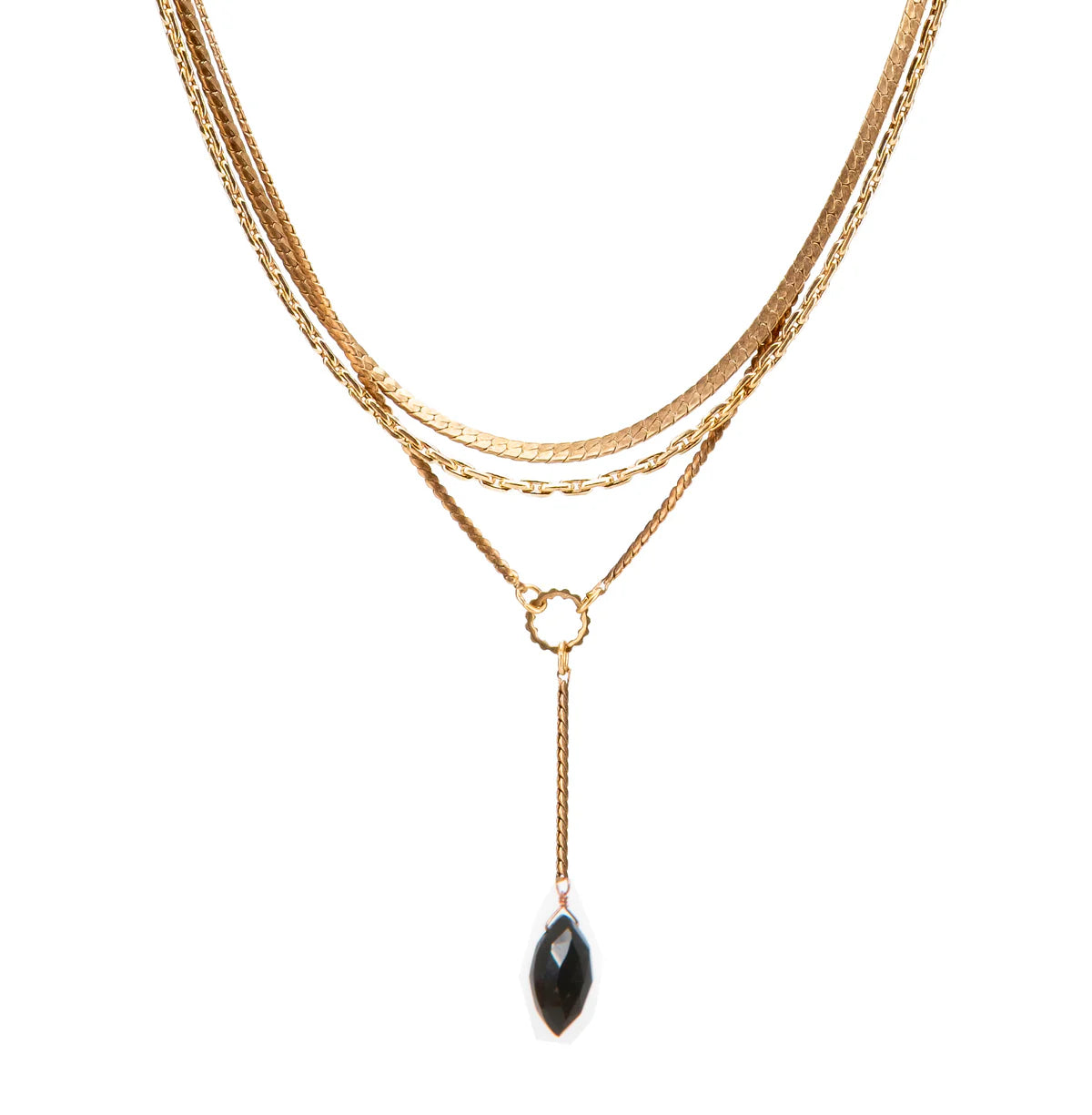 π¨π¦ Hailey Gerrits Palmer Necklace Onyx