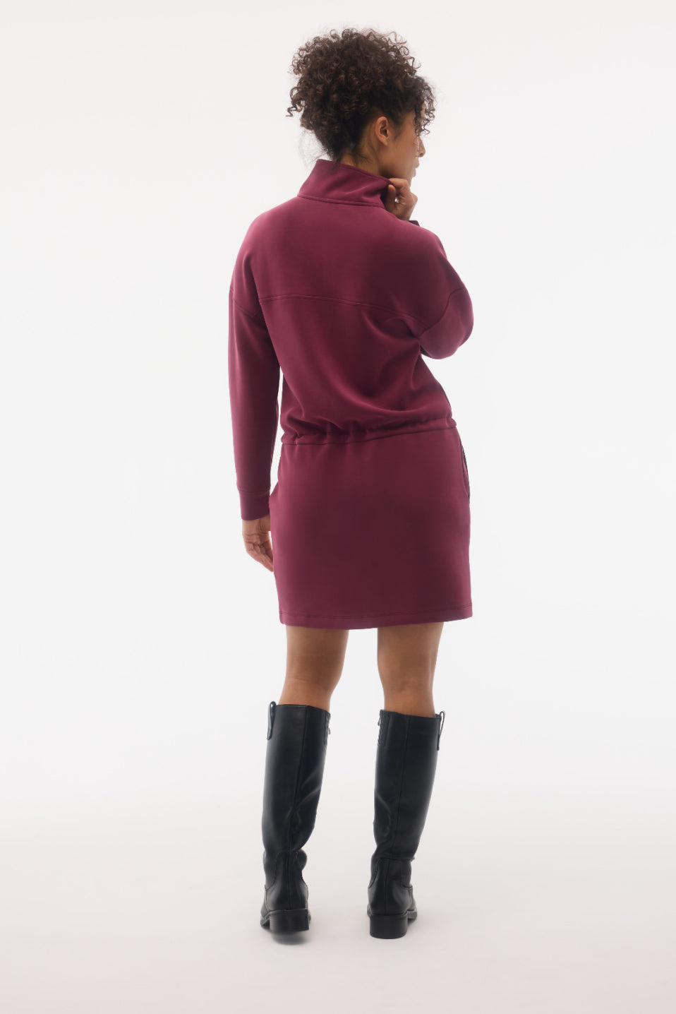 🇨🇦 Fig Aurora 1/4 Zip Dress