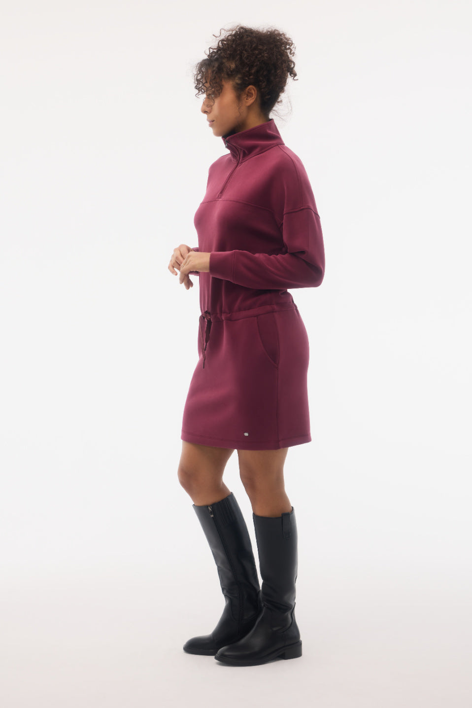 🇨🇦 Fig Aurora 1/4 Zip Dress