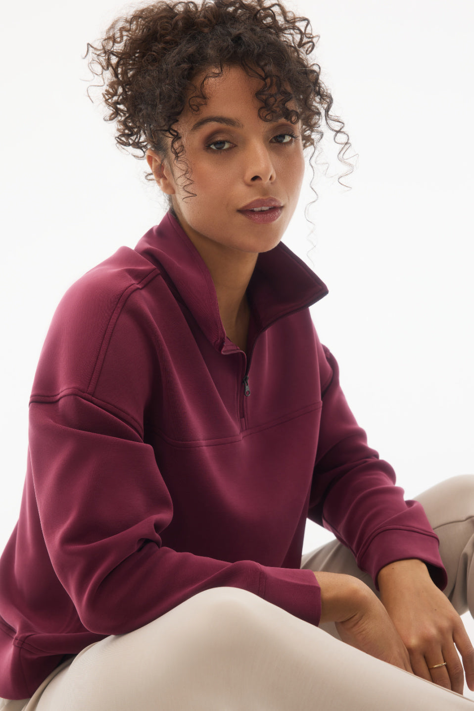 π¨π¦ Fig Ivy 1/2 Zip Top