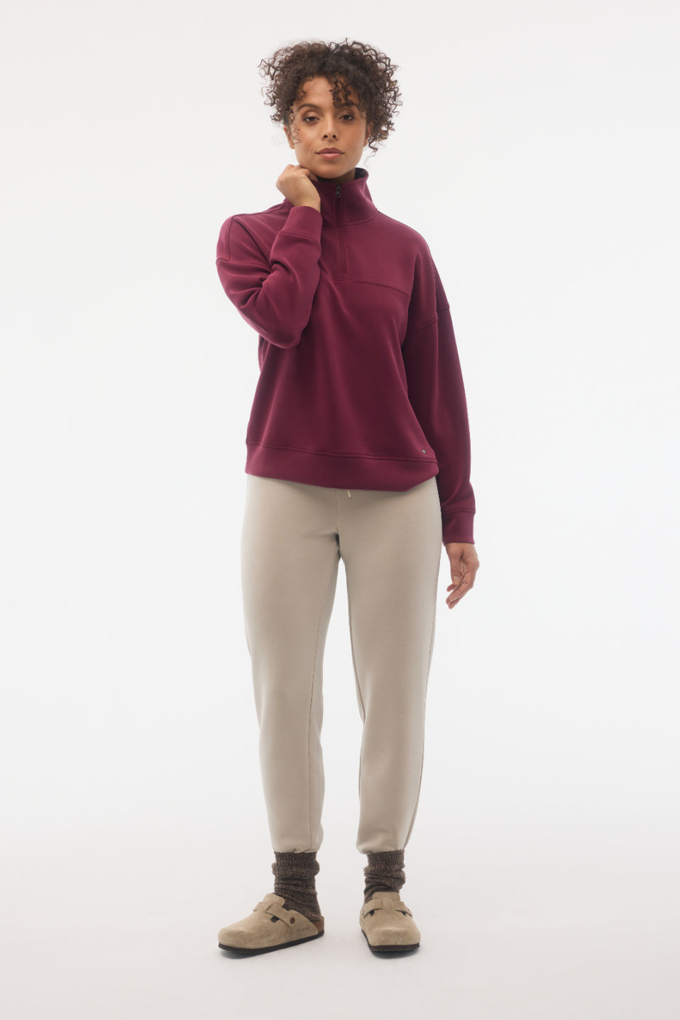 🇨🇦 Fig Ivy 1/2 Zip Top