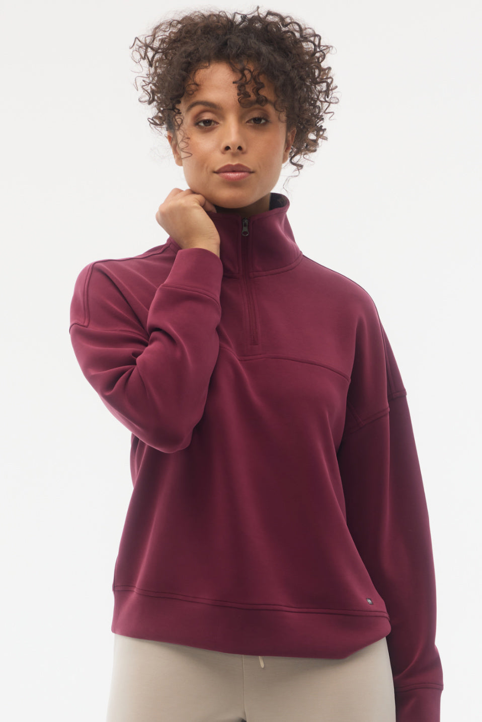 π¨π¦ Fig Ivy 1/2 Zip Top