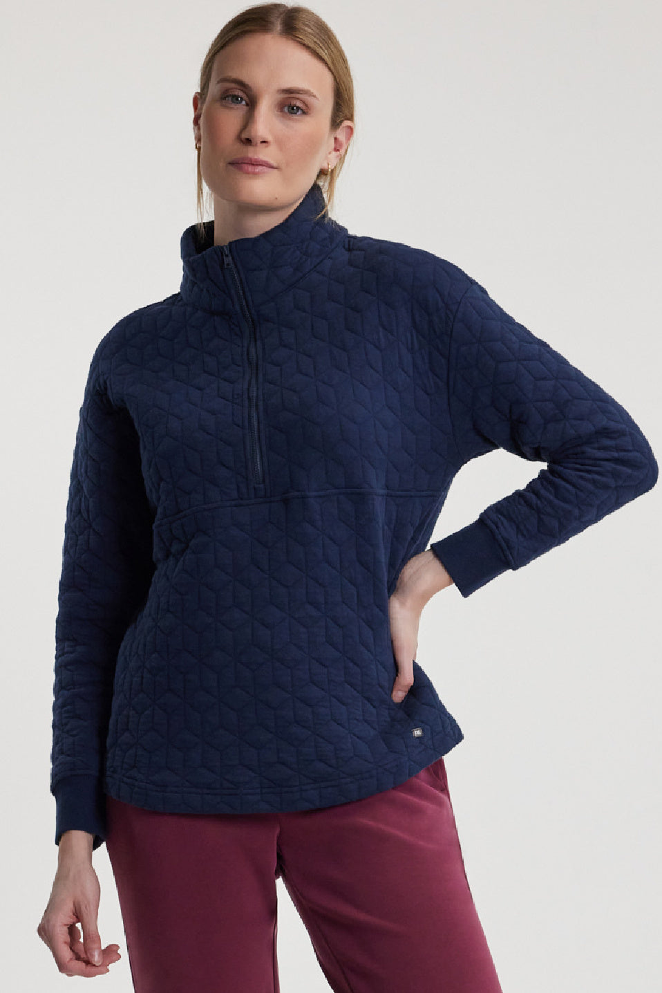 π¨π¦ Fig Freya 1/2 Zip Long Quilted Sweater