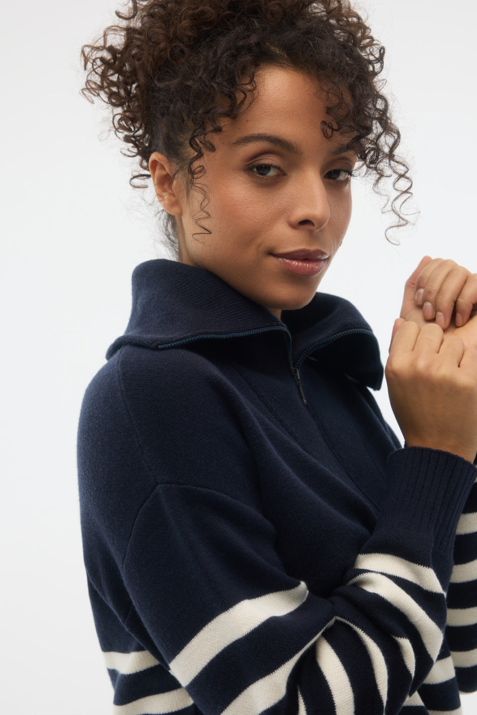 Fig Zina 1/4 Zip Sweater