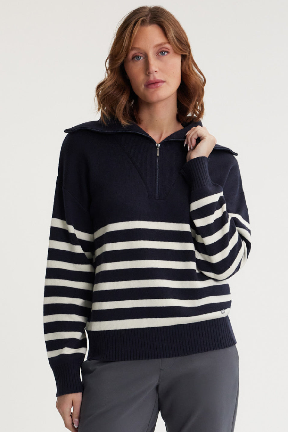 Fig Zina 1/4 Zip Sweater