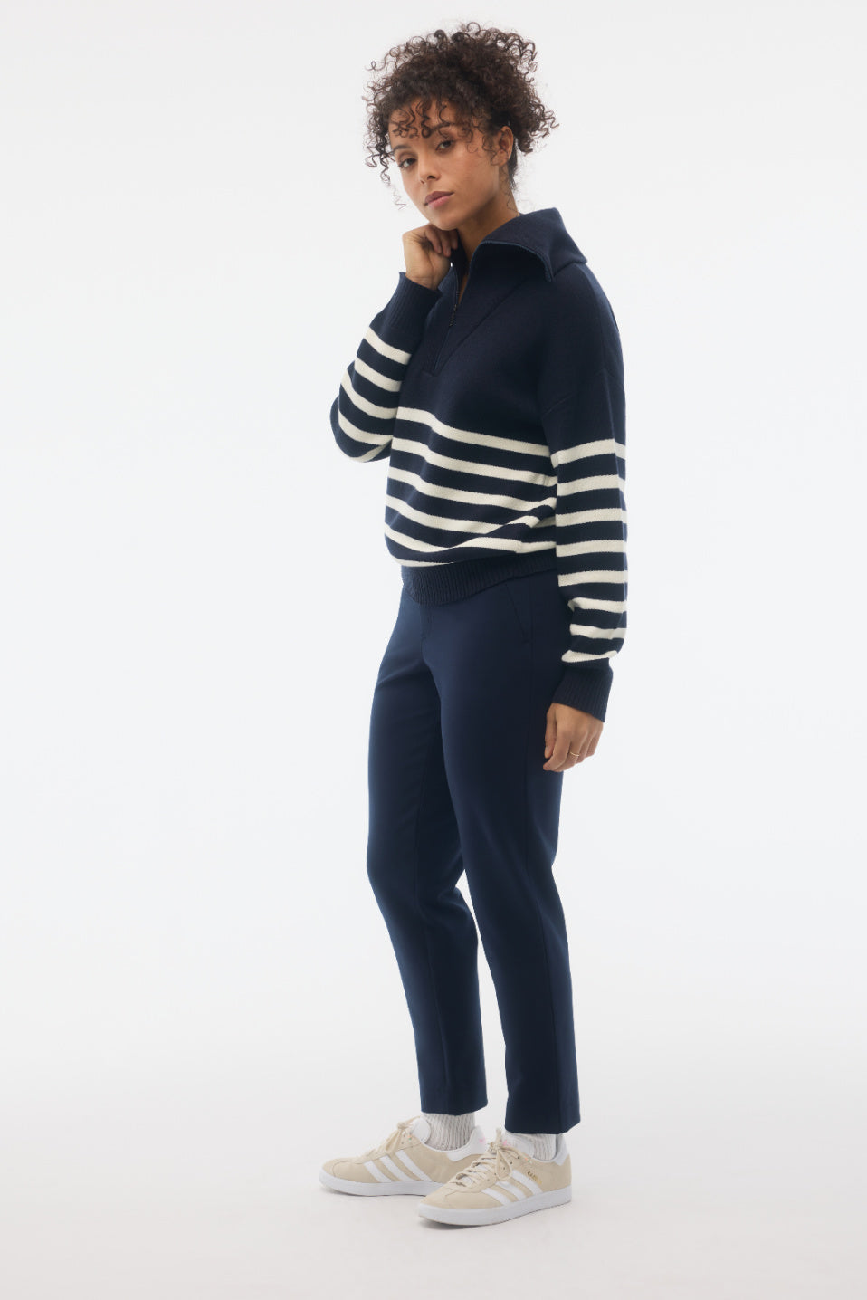 Fig Zina 1/4 Zip Sweater