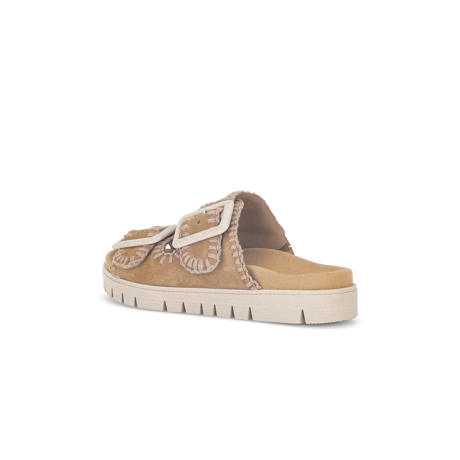 Gabor Stitched Large Buckle Sandal