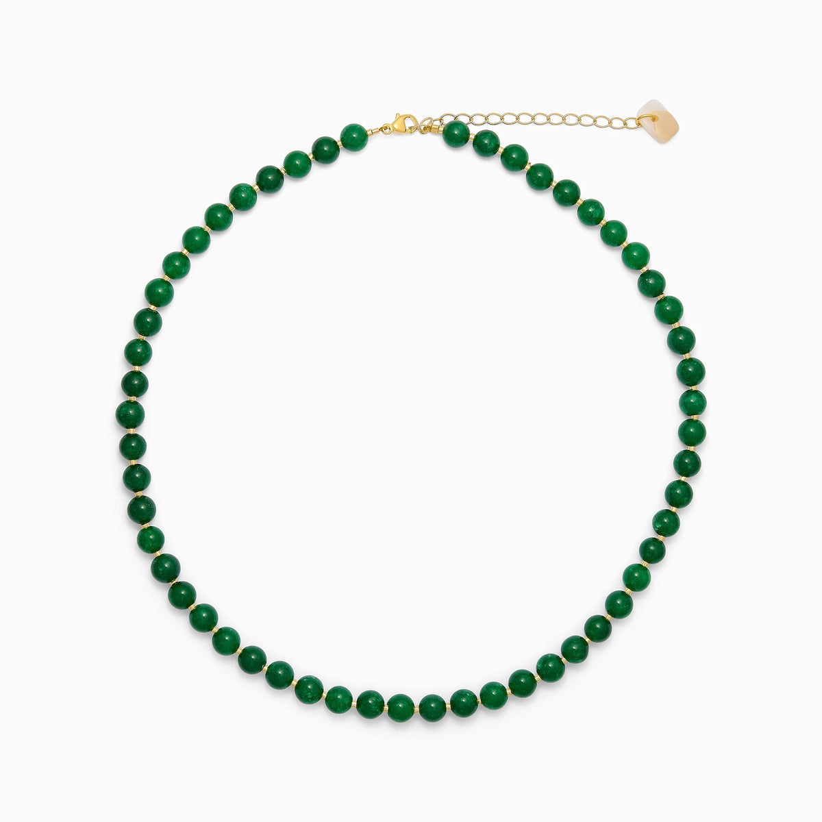 Soï Hailey Green Jade Luck Necklace