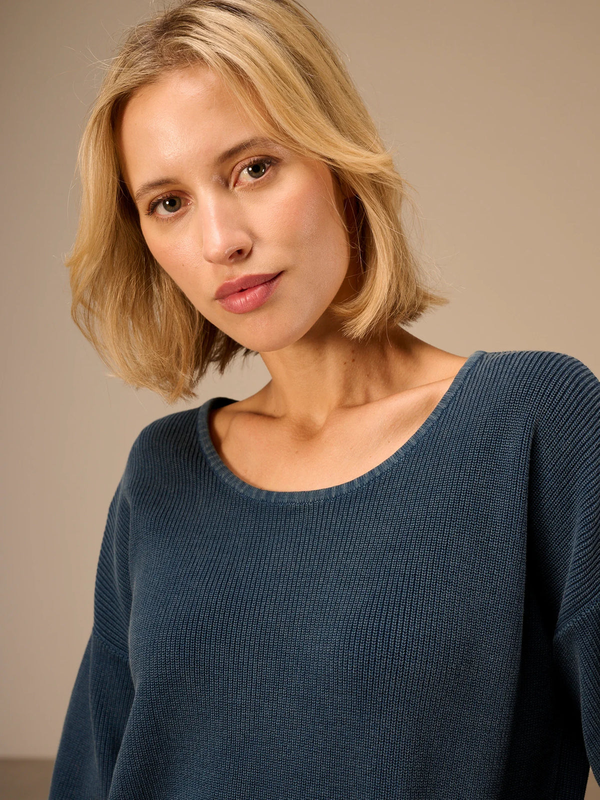 Nile Cotton Round Neck Sweater