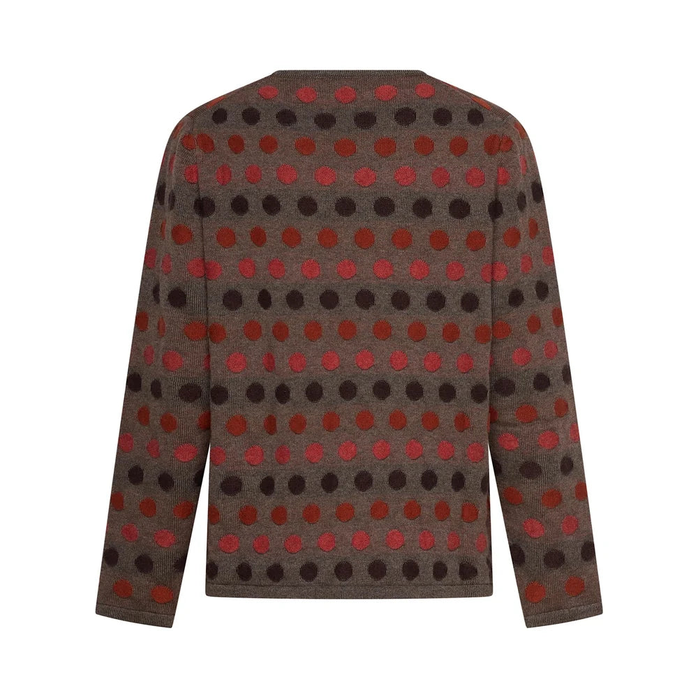 Mansted Joan Dot Cotton Merino Crewneck