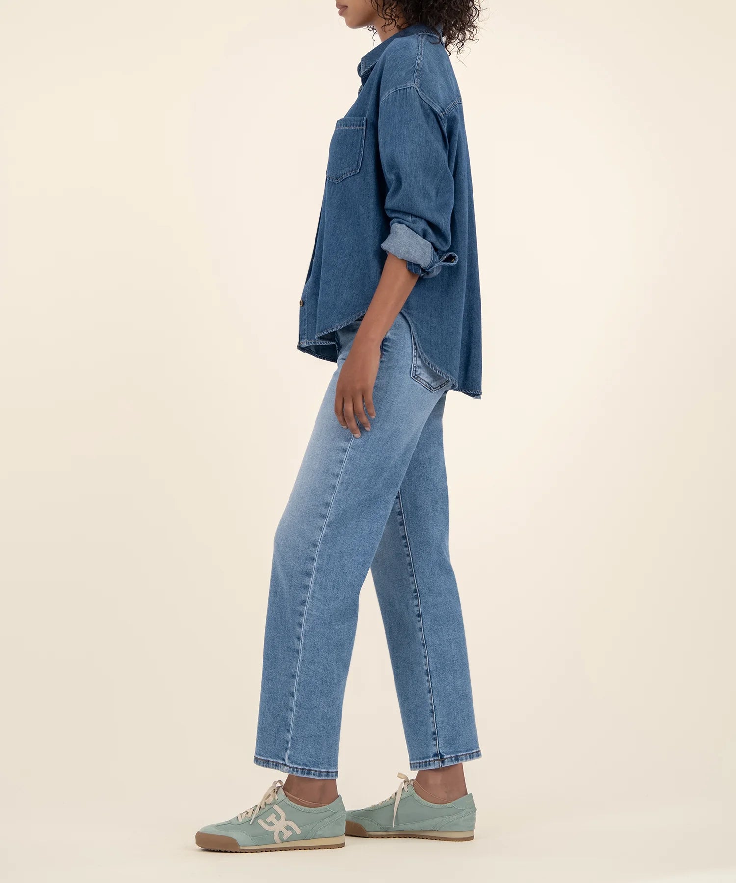 Kut From The Kloth Charlotte High Wide Leg Denim (Incontestable)