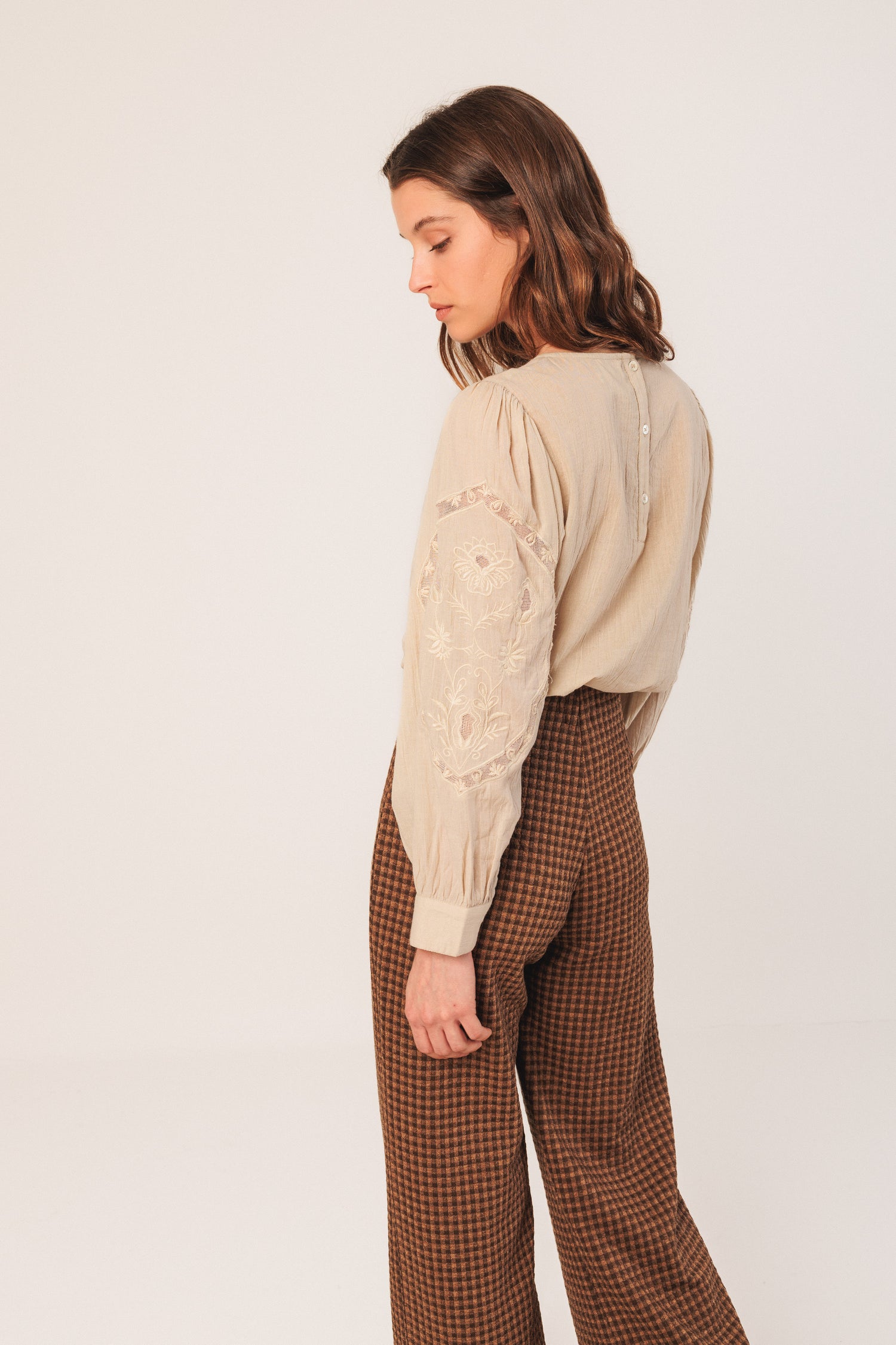 Indi & Cold Romantic Embroidered Blouse