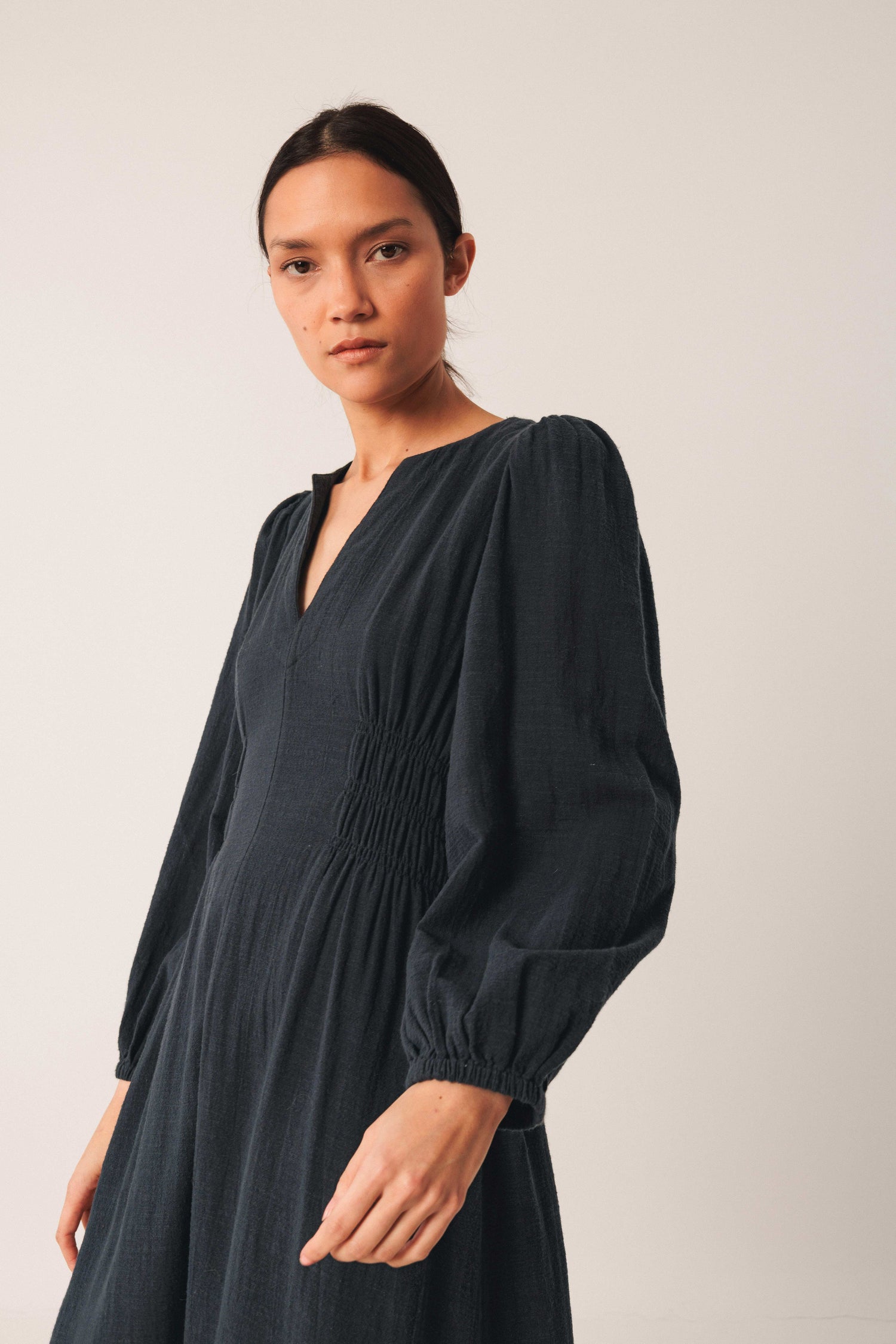 Indi & Cold Notch Neck Dress