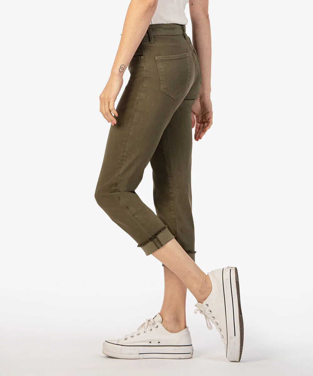 Kut From The Kloth Amy Straight Leg Crop Jeans (Tree)