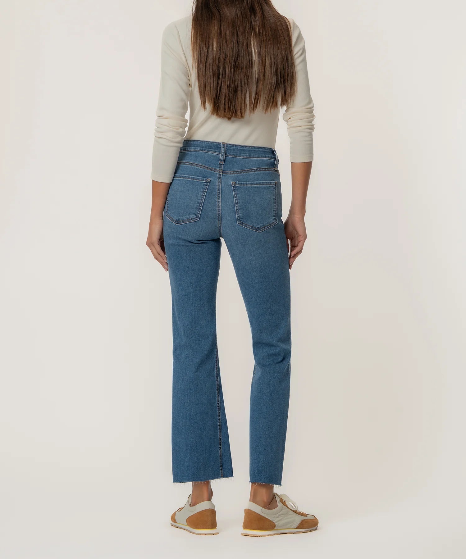 Kut From The Kloth Kelsey High Rise Ankle Flare Leg Jeans (Sentiment Wash)