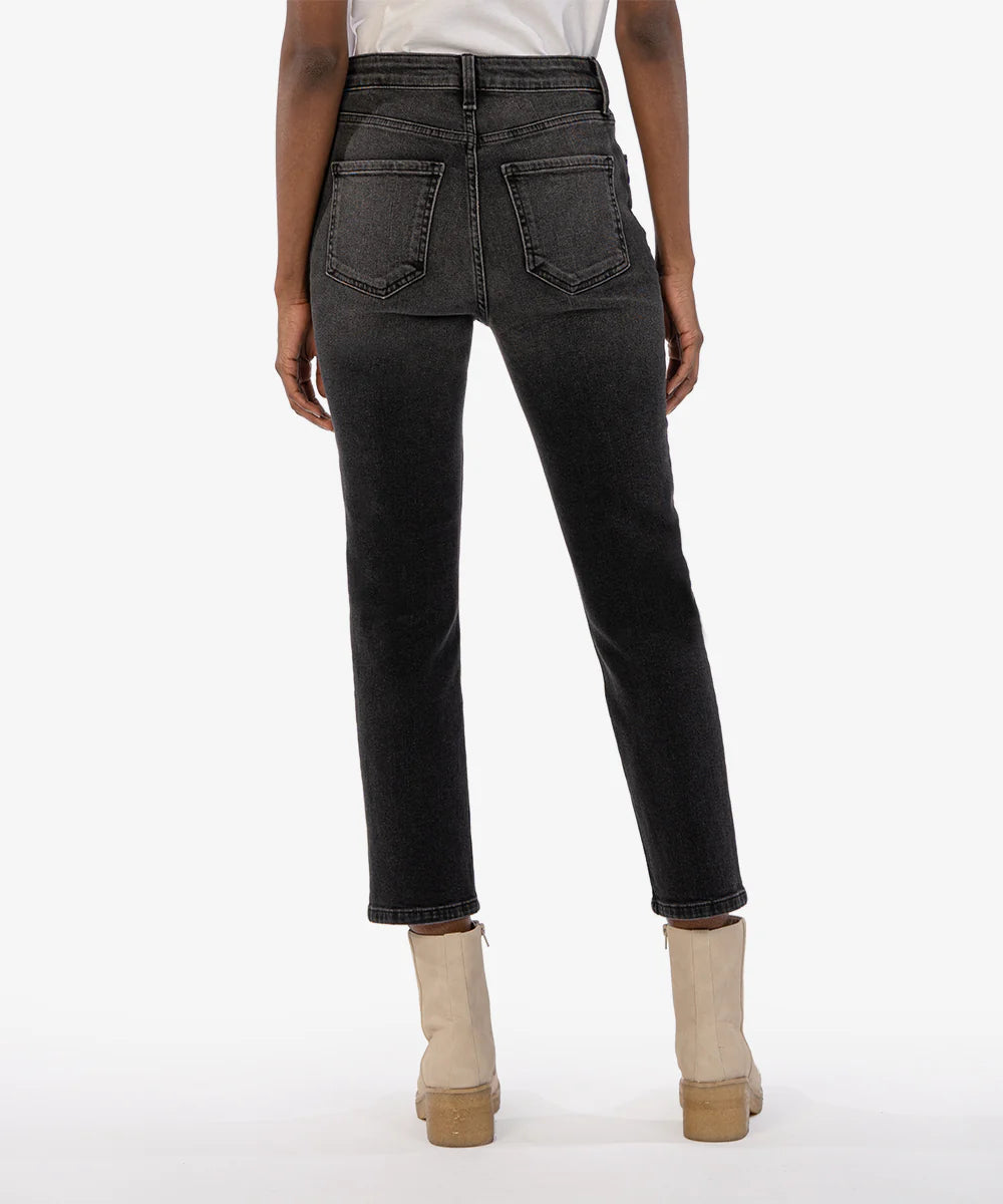 Kut From The Kloth Rosa High Rise Vintage Crop Straight Leg Jeans (Convenient Wash)