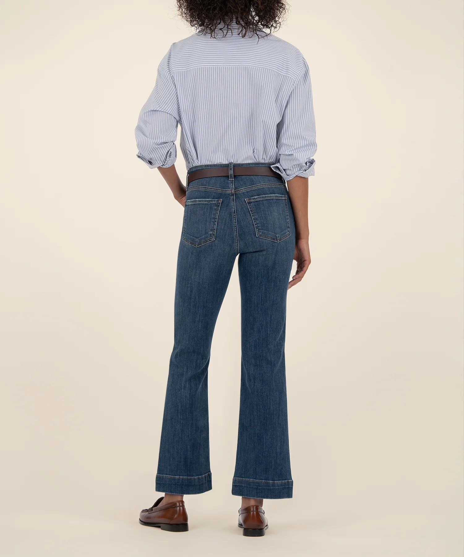 Kut From The Kloth Kelsey High Rise Ankle Flare Leg Jeans (Vibrant Wash)