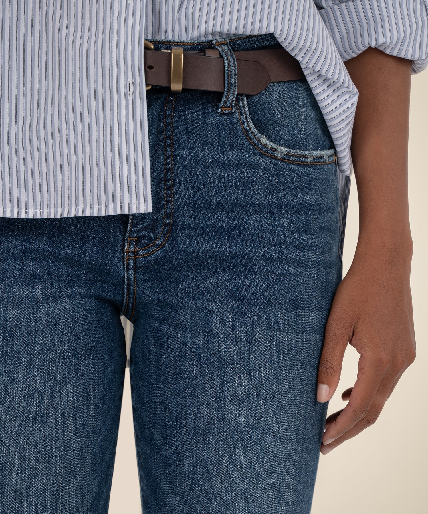 Kut From The Kloth Kelsey High Rise Ankle Flare Leg Jeans (Vibrant Wash)