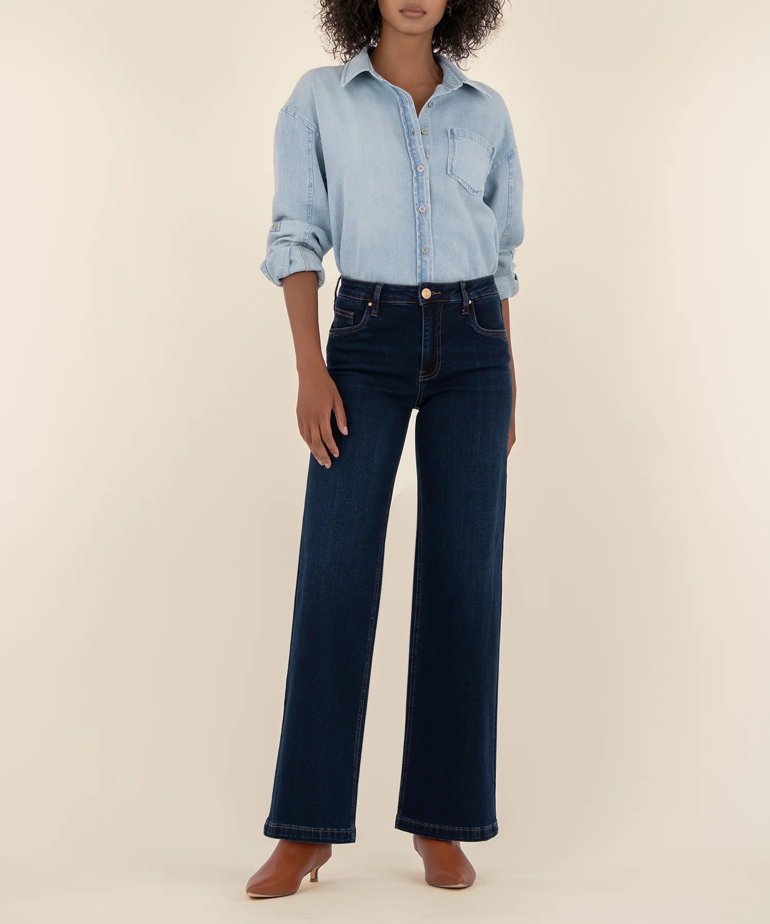 Kut From The Kloth Jean High Rise Wide Leg Jeans (Attributable)