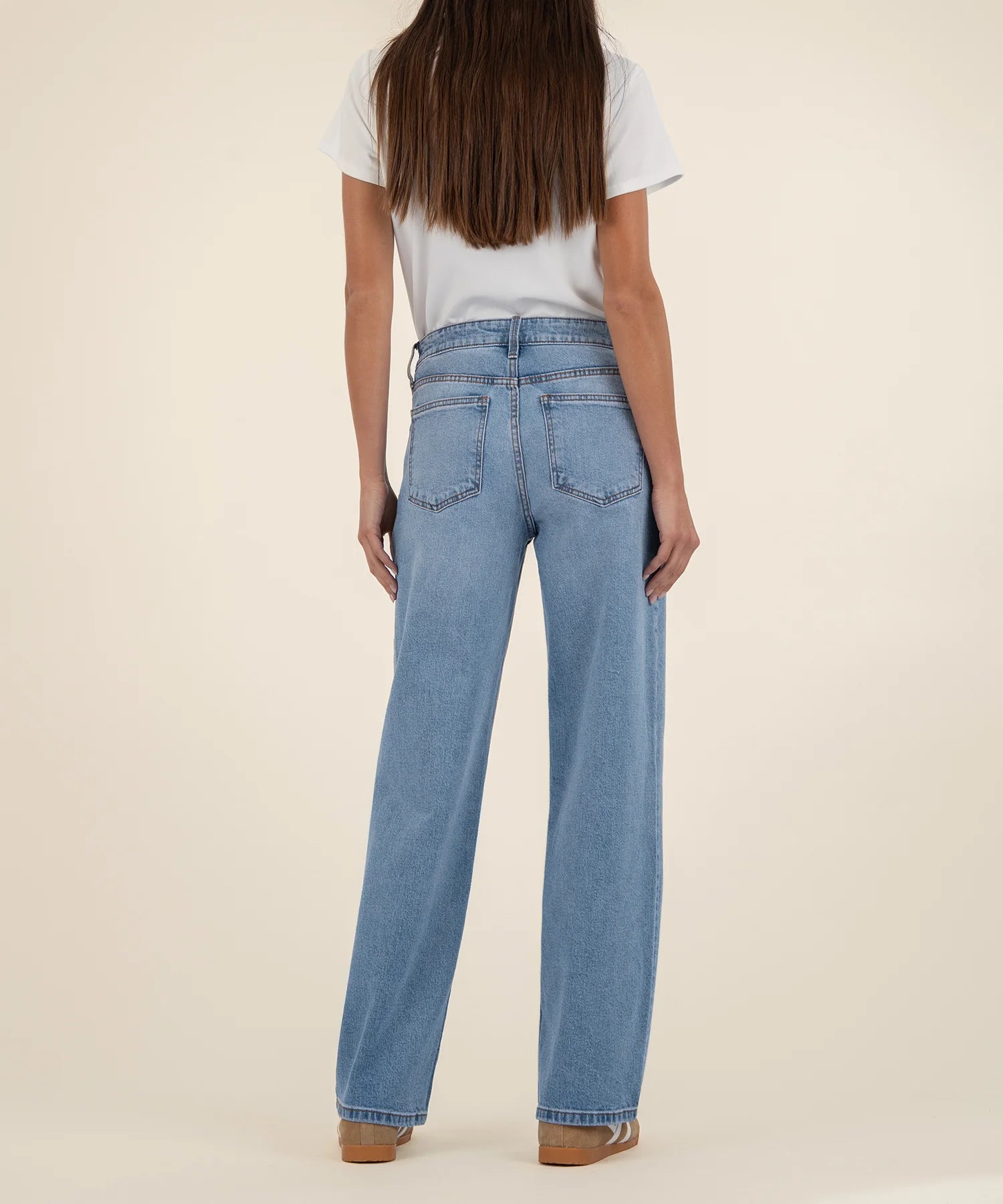 Kut From The Kloth Selena Baggy Low Rise Straight Leg Jeans (Bravery)