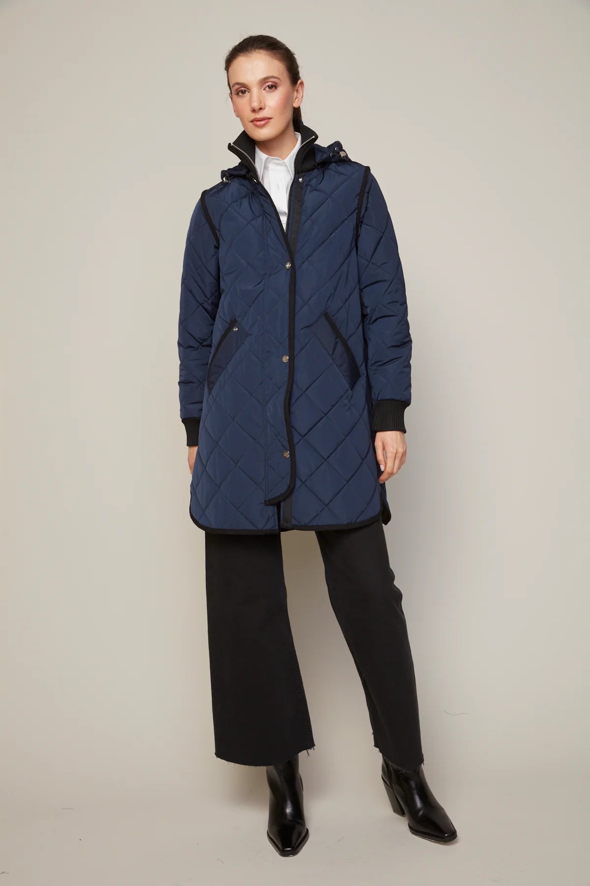 Adroit Atelier Libby Quilted Hooded Coat