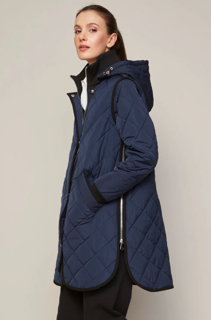 Adroit Atelier Libby Quilted Hooded Coat